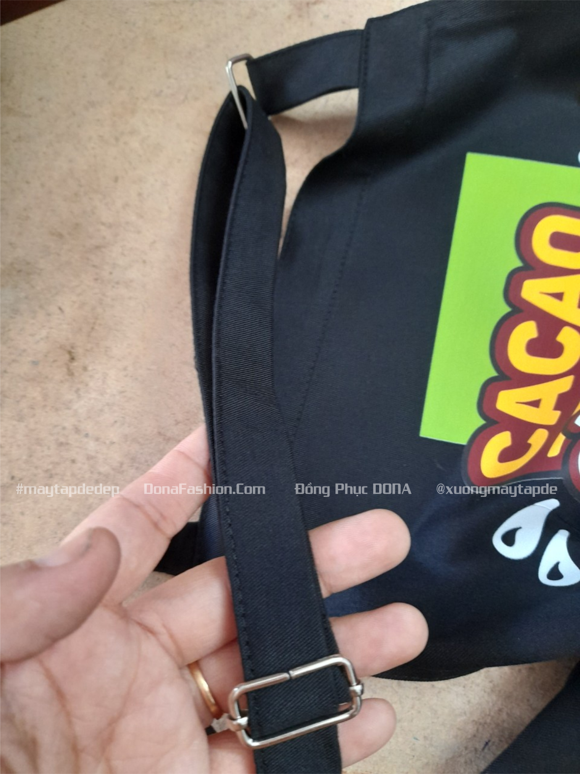 Tạp dề dài Cô Oanh